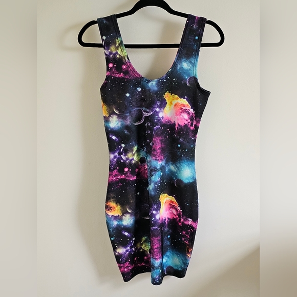 Galaxy Print Dress - Picture 2 of 13